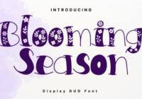 Blooming Season Font - Featured Image