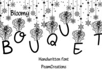 Bloomy Bouquet Font - Featured Image
