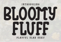 Bloomy Fluff Font - Featured Image