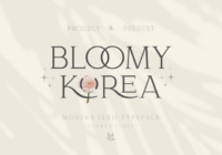 Bloomy Korea Font - Featured Image