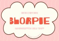 Blorpie Font - Featured Image