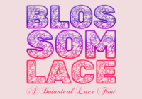 Blossom Lace Font - Featured Image