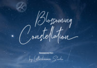 Blossoming Constellation Font - Featured Image