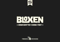 Bloxen Font - Featured Image