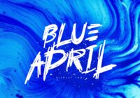 Blue April Font - Featured Image