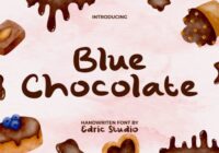Blue Chocolate Font - Featured Image