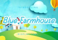 Blue Farmhouse Font - Featured Image