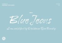 Blue Jeans Font - Featured Image