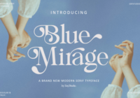 Blue Mirage Font - Featured Image