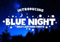 Blue Night Font - Featured Image
