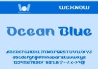 Blue Ocean Font - Featured Image