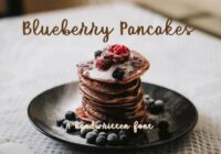 Blueberry Pancakes Font - Featured Image