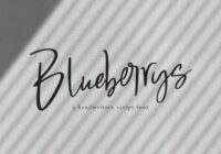 Blueberrys Font - Featured Image