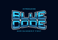 Bluecode Font - Featured Image
