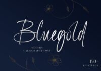 Bluegold Font - Featured Image