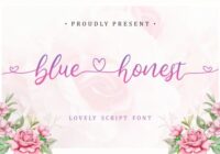 Bluehonest Font - Featured Image