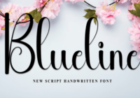 Blueline Font - Featured Image