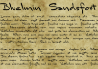Bluelmin Sandsfort Font - Featured Image