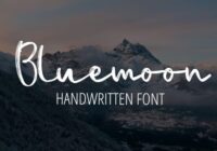 Bluemoon Font - Featured Image