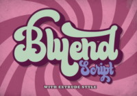 Bluend Font - Featured Image