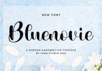Bluenovie Font - Featured Image