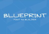 Blueprint Font - Featured Image