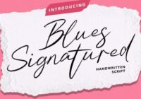 Blues Signatured Font - Featured Image