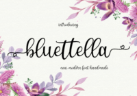 Bluettella Font - Featured Image