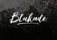 Blukade Font - Featured Image