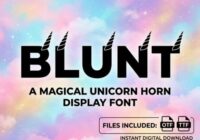 Blunt Font - Featured Image