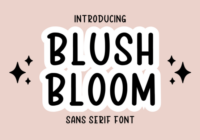 Blush Bloom Font - Featured Image