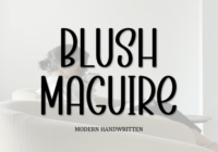 Blush Maguire Font - Featured Image