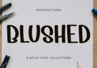 Blushed Font - Featured Image