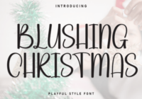 Blushing Christmas Font - Featured Image