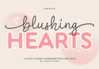 Blushing Hearts Duo Font - Featured Image