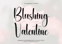 Blushing Valentine Font - Featured Image