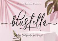 Blustella Font - Featured Image