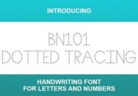 Bn101 Dotted Tracing Font - Featured Image