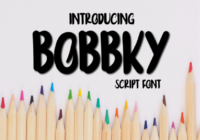 Bobbky Font - Featured Image