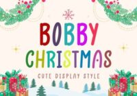 Bobby Christmas Font - Featured Image