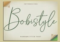 Bobistyle Font - Featured Image