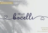 Bocelli Font - Featured Image