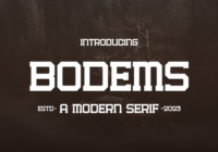 Bodems Font - Featured Image