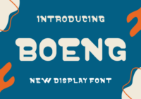 Boeng Font - Featured Image