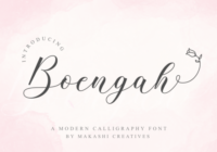 Boengah Font - Featured Image