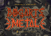Bogarts Metal Font - Featured Image