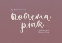 Bohema Pink Font - Featured Image