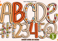 Boho Autumn Doodle Font - Featured Image