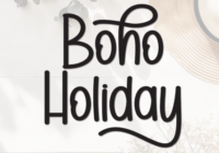 Boho Holiday Font - Featured Image
