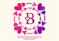 Boho Monogram Font - Featured Image